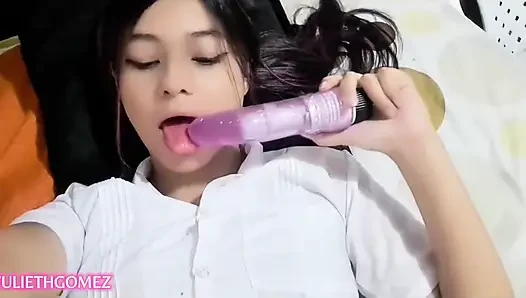 Solo-mädchen-masturbation
