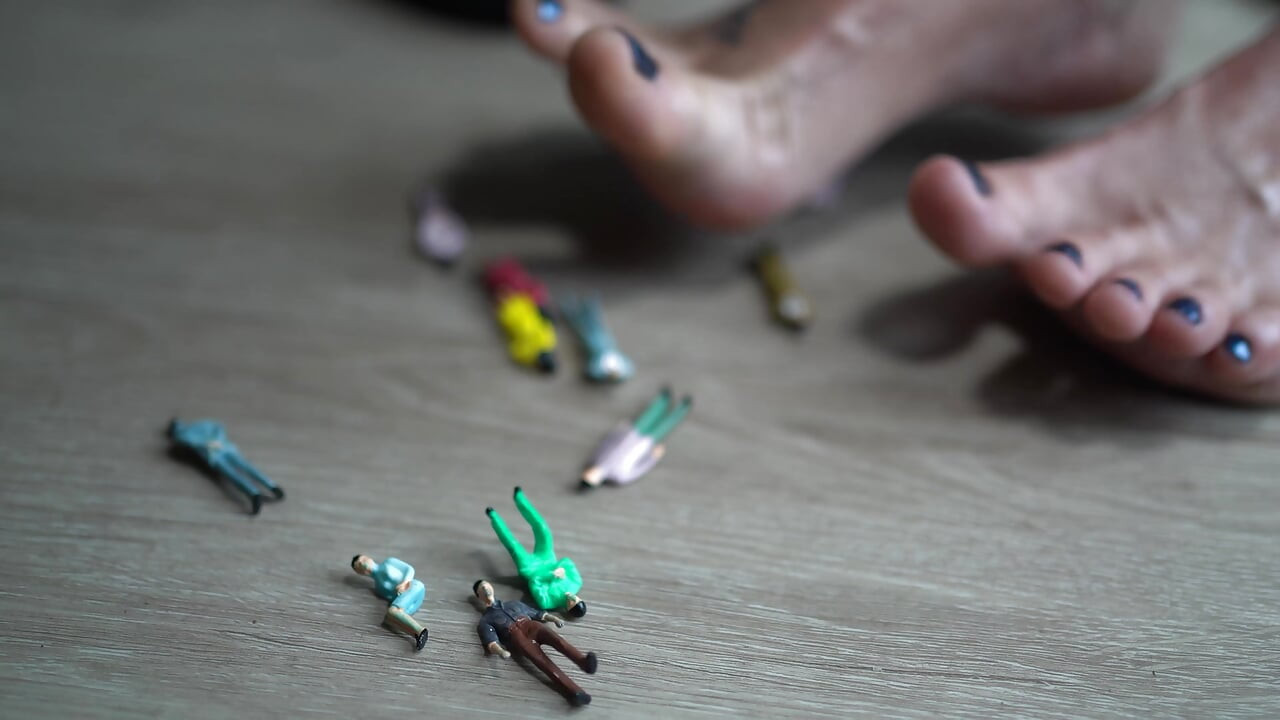 Stepping on Little People with My Barefeet