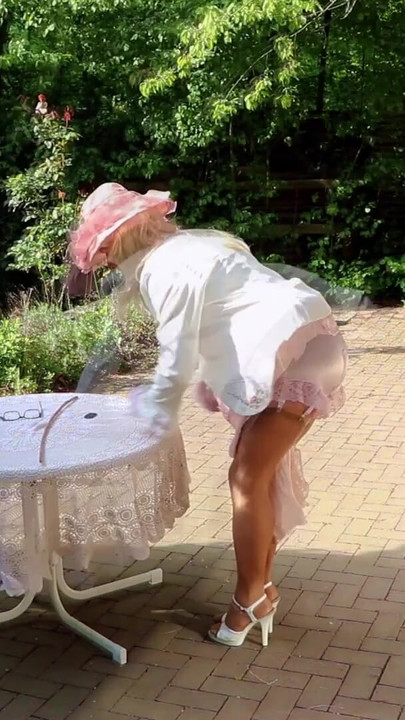 Thrilling moment from "Wanking MILF In Vintage Style"
