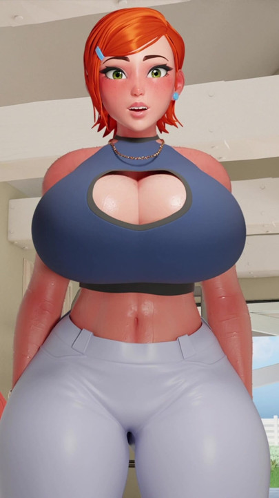 MansionDays - Les seins géants et en sueur de Gwen Tennyson | Clip 1