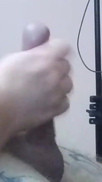 Captivating moment from "caught me jerking off and helped me cum #3"