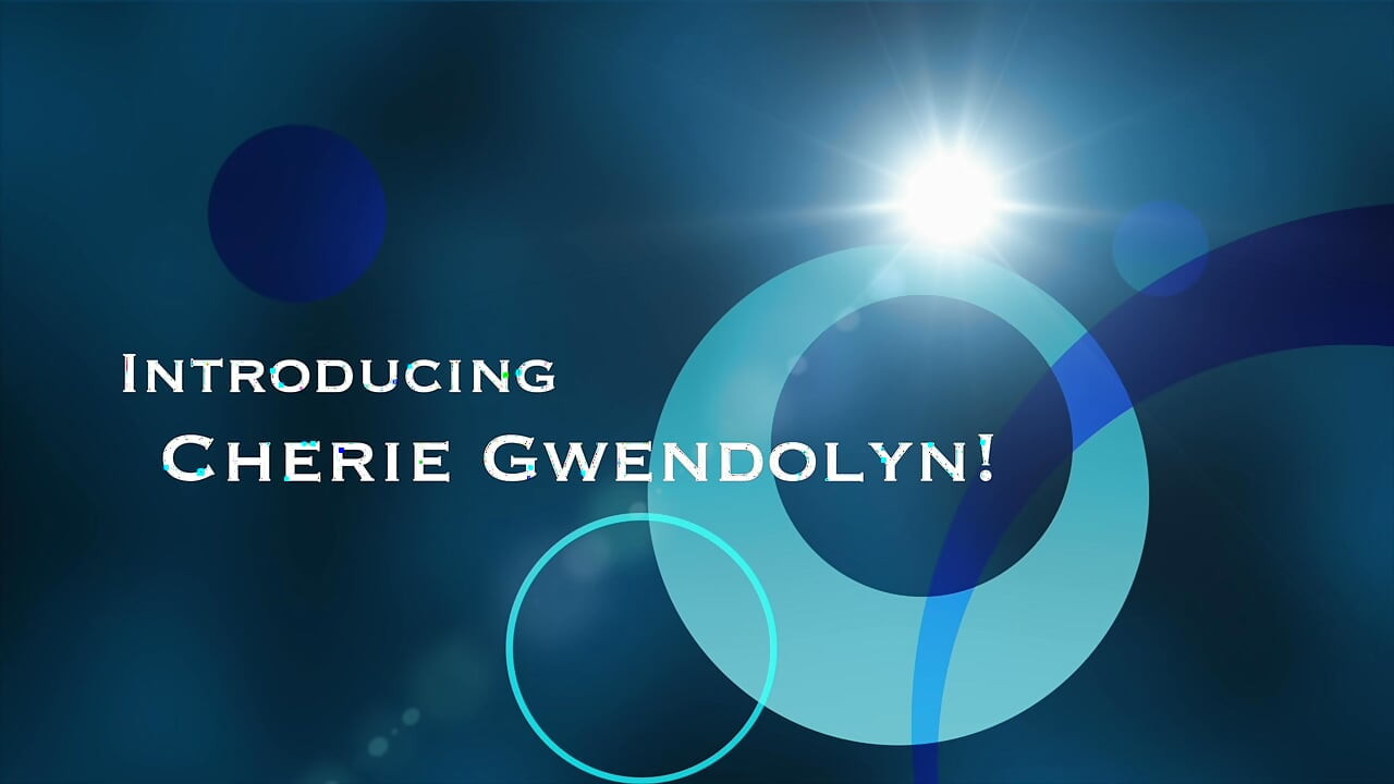 Sevimli kızıl saçlı cherie gwendolyn ekranı aydınlatıyor