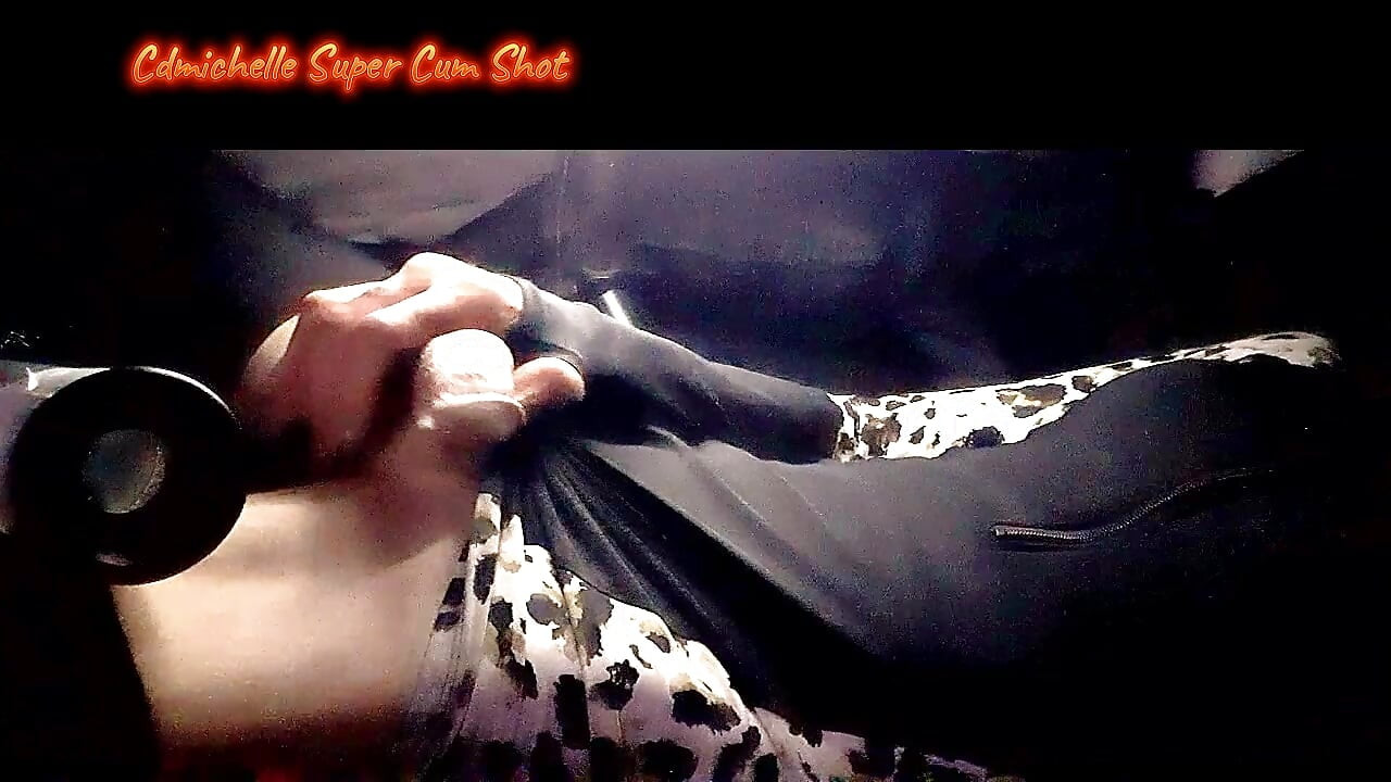 Crossdresser Cdmichelle Super Cum Shot Licking up PreCum