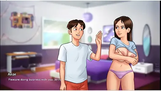 Summertime saga - taboo - gameplay - roleplay - fantasy - cheerleaders holding each other saggy & perky tits