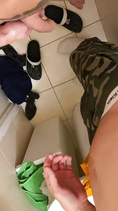Pee with a Guy on Top of Each Other
