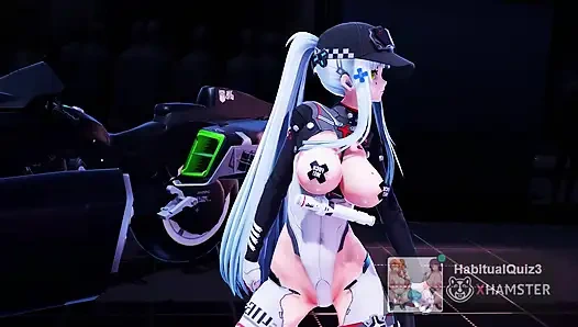 mmd r18 hk416 klukai kancolle kantai cosplay ahegao dans 3d hentai göt sikişi