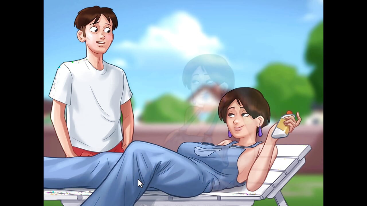 Summertime saga - got a boner everytime i saw boobs