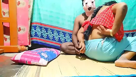 Tamil real marido y esposa follando