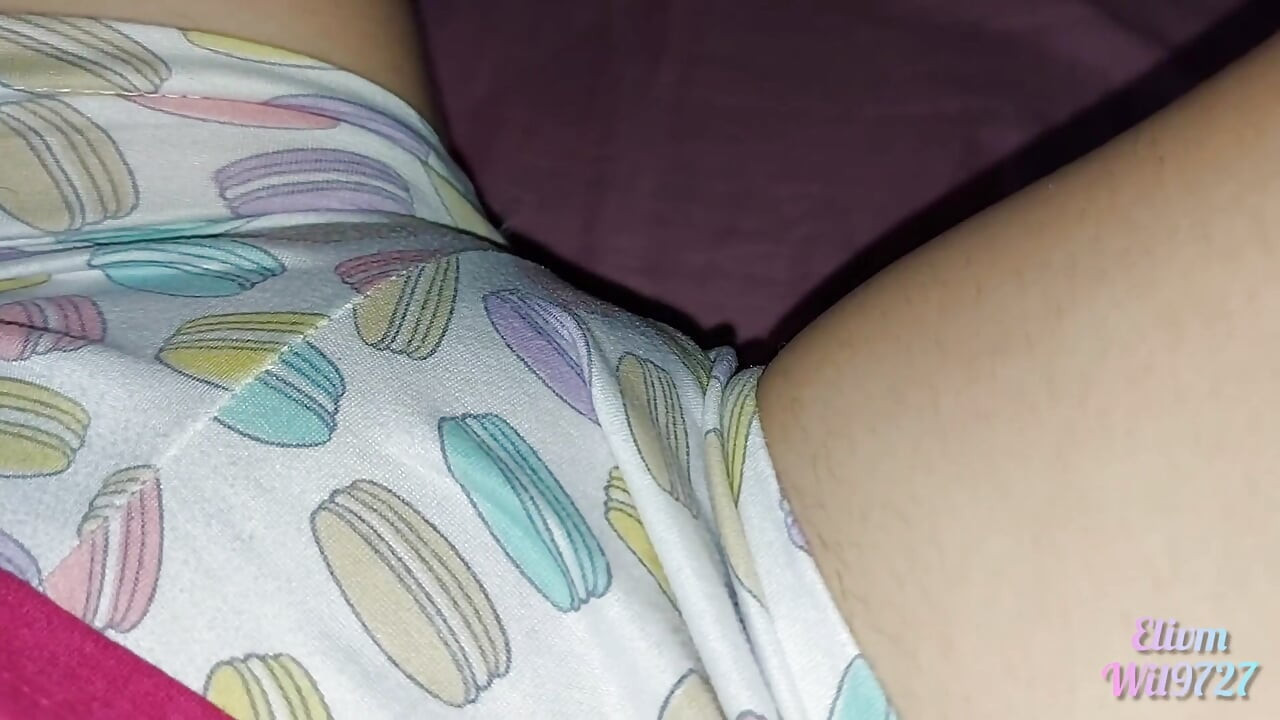 Playing with My Pussy with My Neighbor's Stepsister.