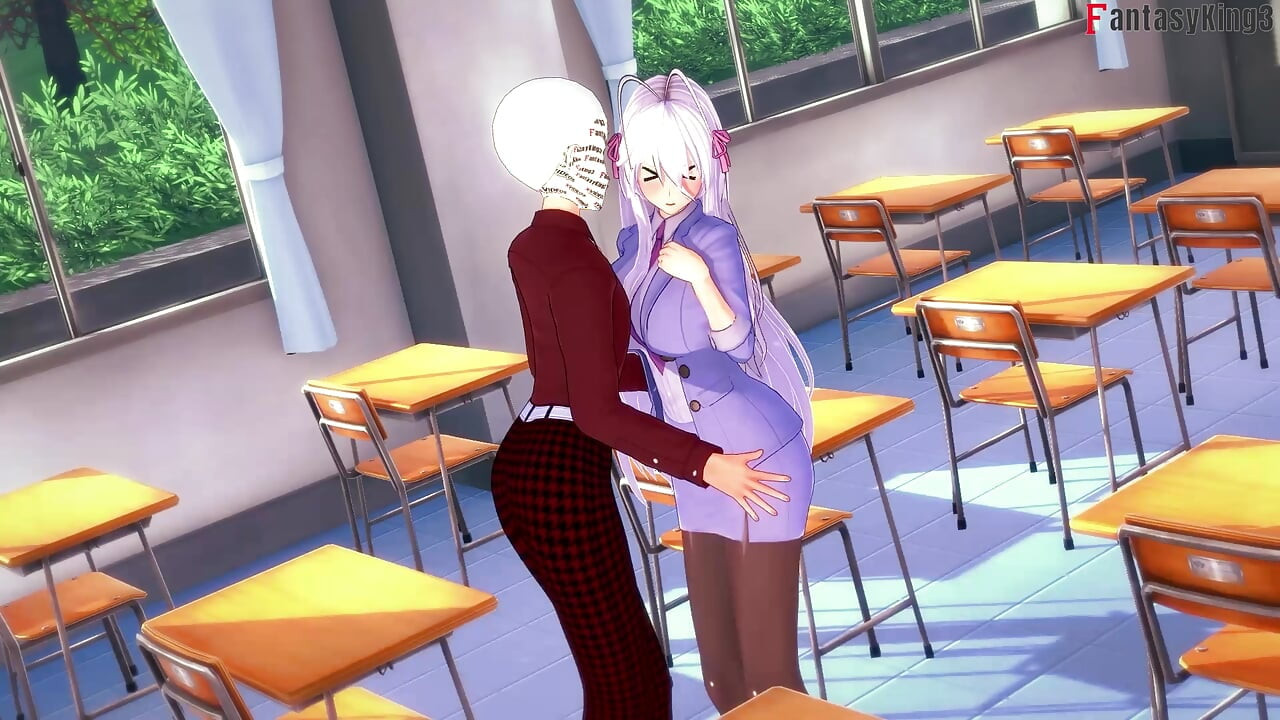 Rossweisse almost catch me fucking Akeno - DXD NTR Madness Series