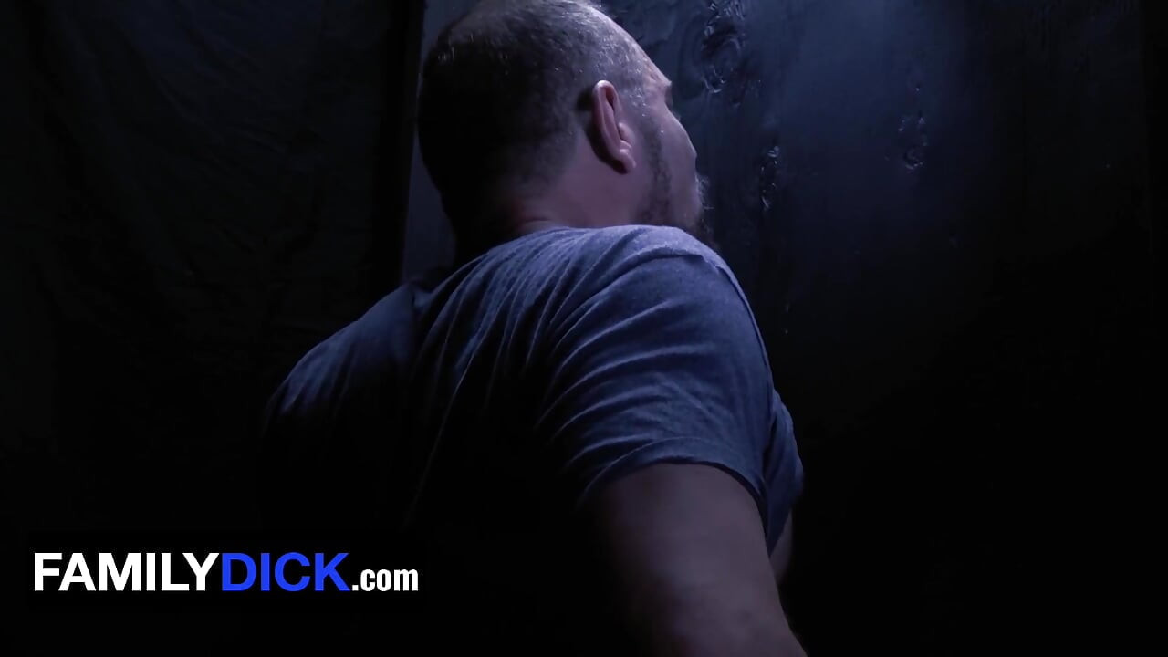 Innocent Young Twink Gets Covered In His Stepdad's Hot Cum After Gloryhole Blowjob