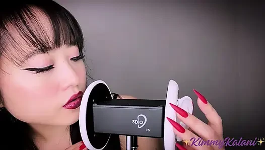 Heißer vampir verschlingt dich mit ohr lecken und objektiv lecken -ASMR