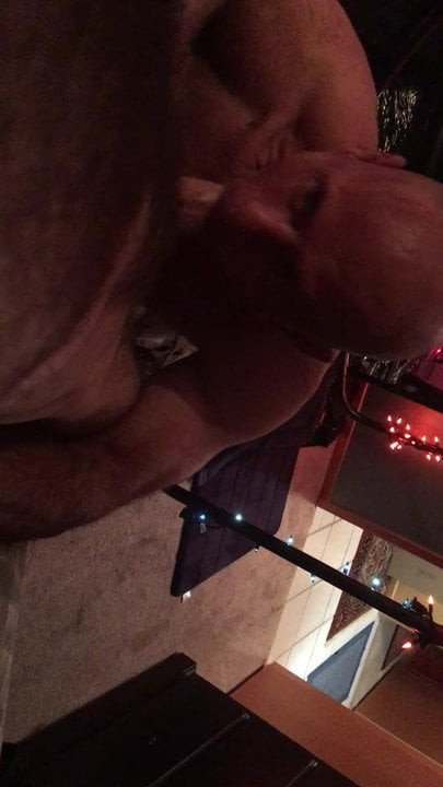 Muscle step dad sucks my big dick