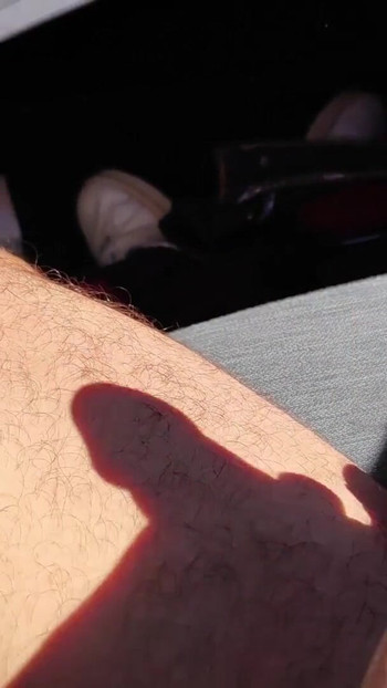Captivating moment from "Dick flash - A girl caught me jerking off in the car and help me cumshot - MissCreamy"