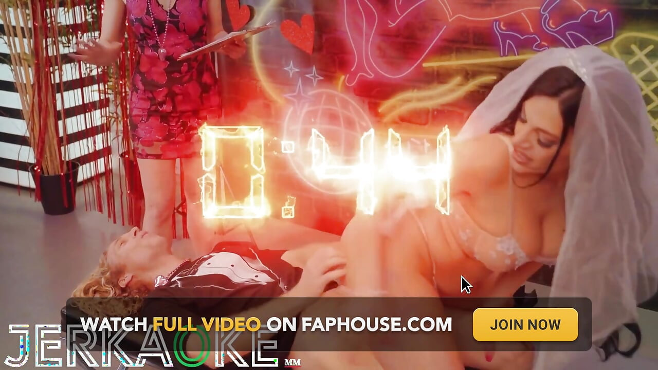 JERKAOKE - Sexy Persian milf with huge boobs fucks her way through gameshow
