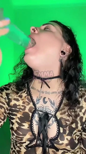 Jaw-dropping moment from "compilation of videos of trans girl Emma Ink using toys"
