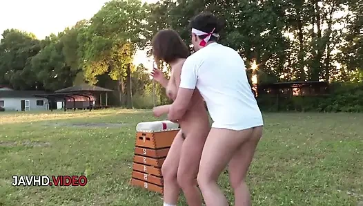 Intense JAV Action Japanese Group Fuck With Stunning Sara Saijo Outdoors