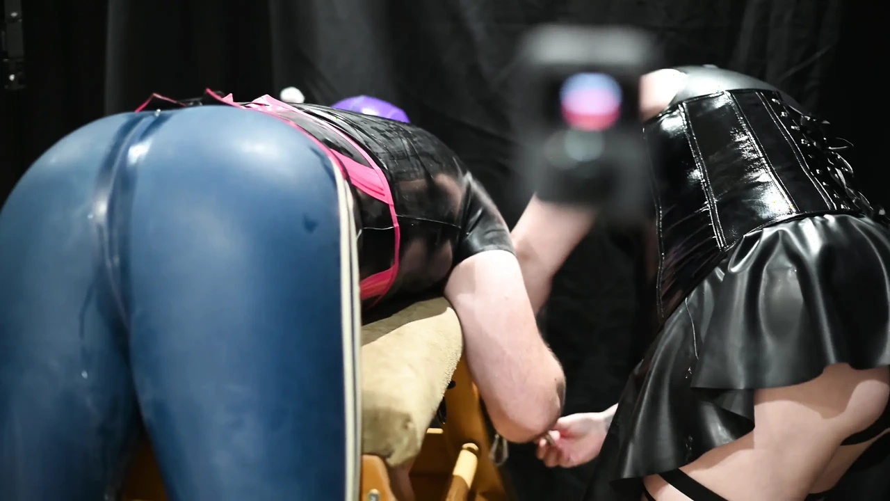 Restricting My New Sub to the Bench Before Giving Him a Paddling