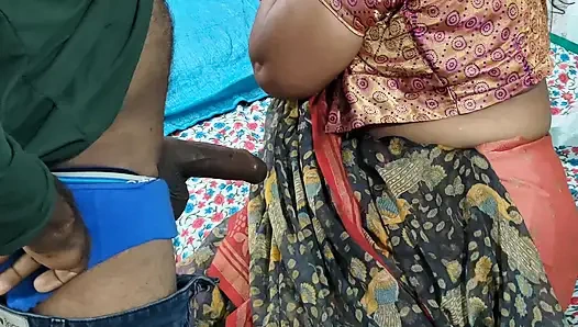 Mathvan, Who Lives in the Same House, Saw the House Owner’s Wife Wearing Panties and Wants to Taste Her