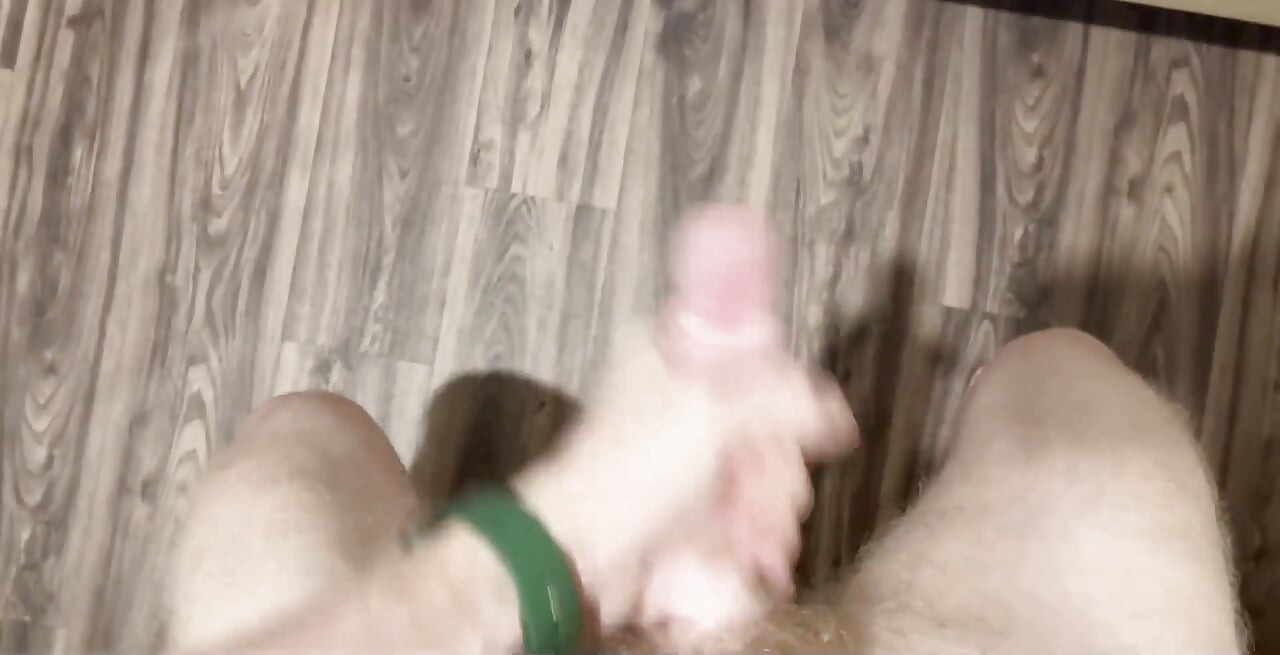 Cumming on the Floor at Night