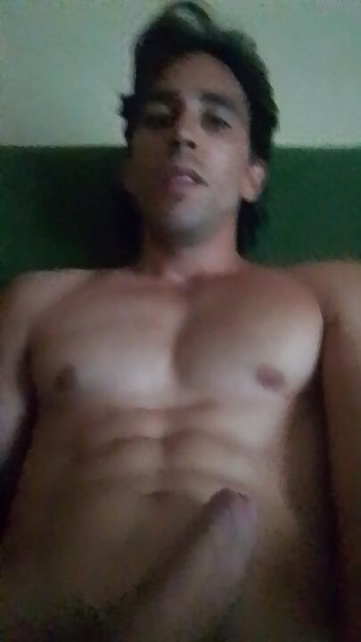 Long tanned cock