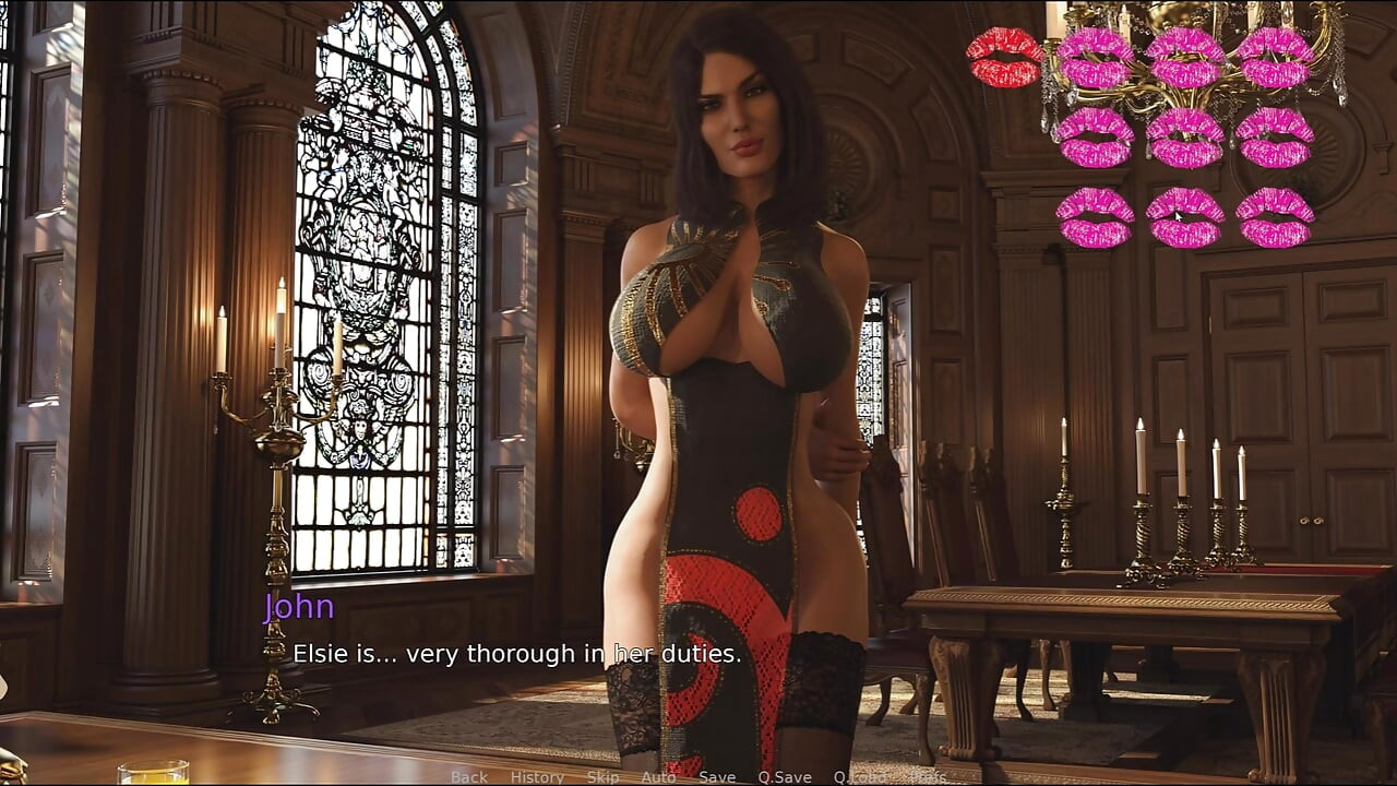 แม่บ้านที่อุทิศตนอมควยใต้โต๊ะระหว่างอาหารเช้า - เกมเพลย์น่าเย็ด