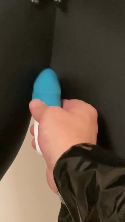 Unforgettable moment from "Spandex, Nylons, Heels Pissing and Masturbation Bondage"