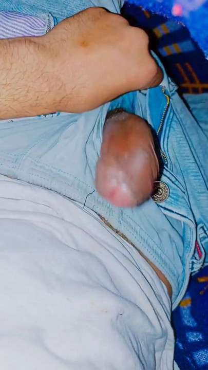 18 year old School boy showing uncut dirty cock pre organism | Clip 2