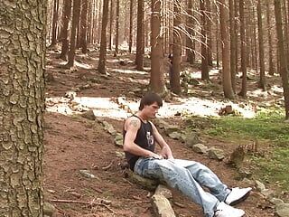 Horny guys with hard cocks love to fuck in the woods
