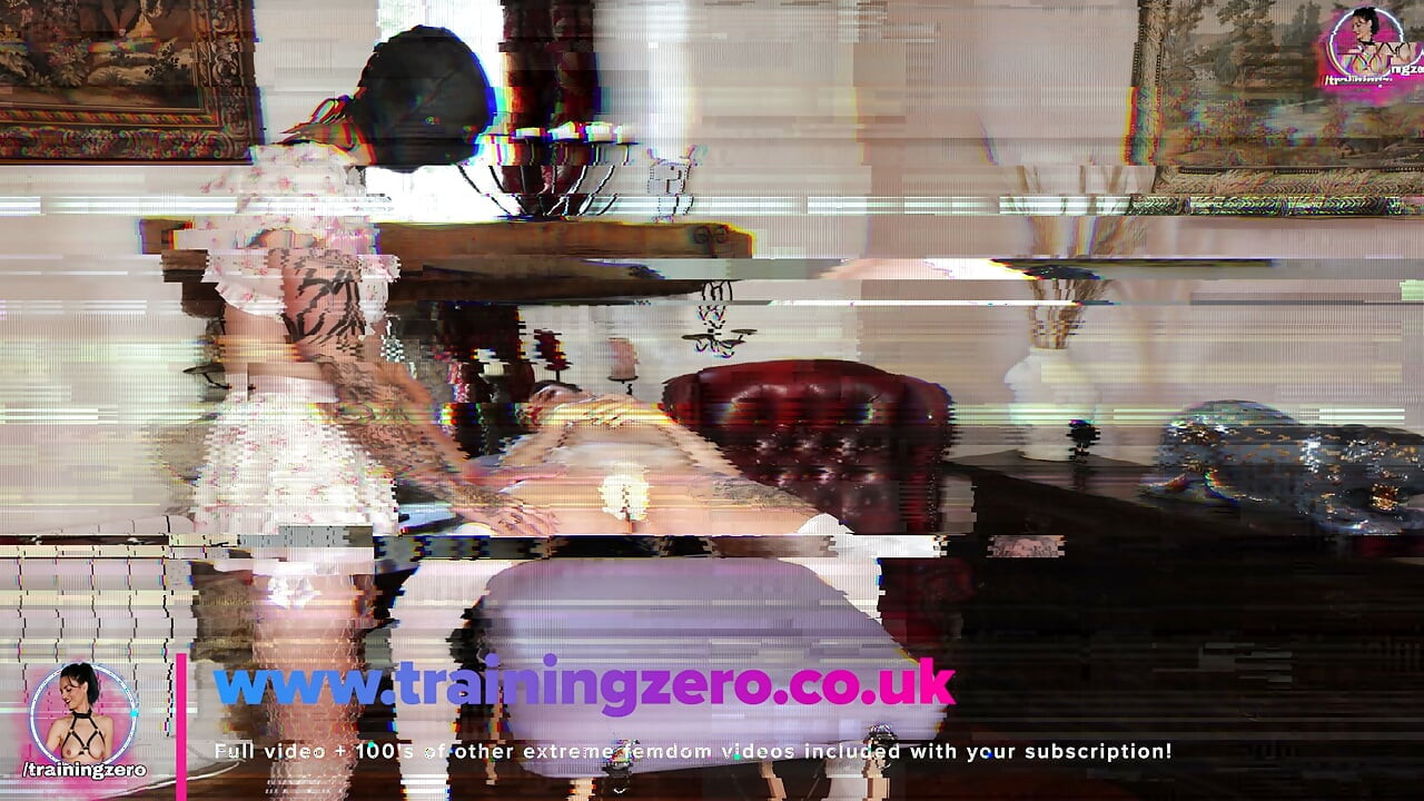 Training Zero Femdom Sissy House Slave Waxes my Pussy