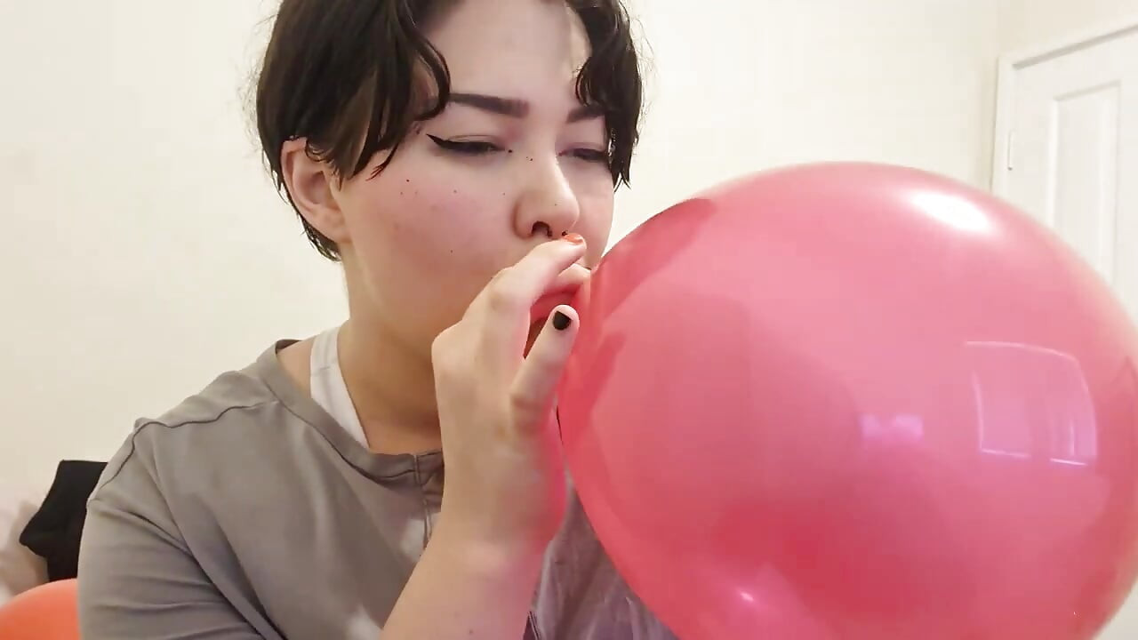 Blowing up 5 balloons
