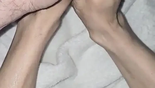 Nahaufnahme von melove sexy kleine füße und wrinle sole