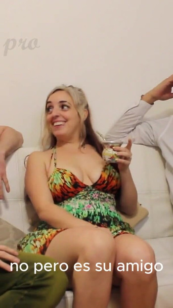 Must-see moment from "MY FRIENDS my girlfriend while I was in the bathroom. FIRST NENAMALAATR GANGBANG"