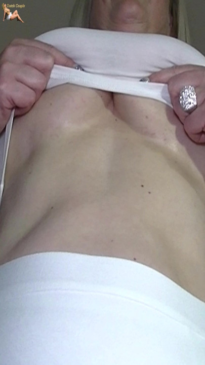 Horny Dutch MILF Tits Bouncing