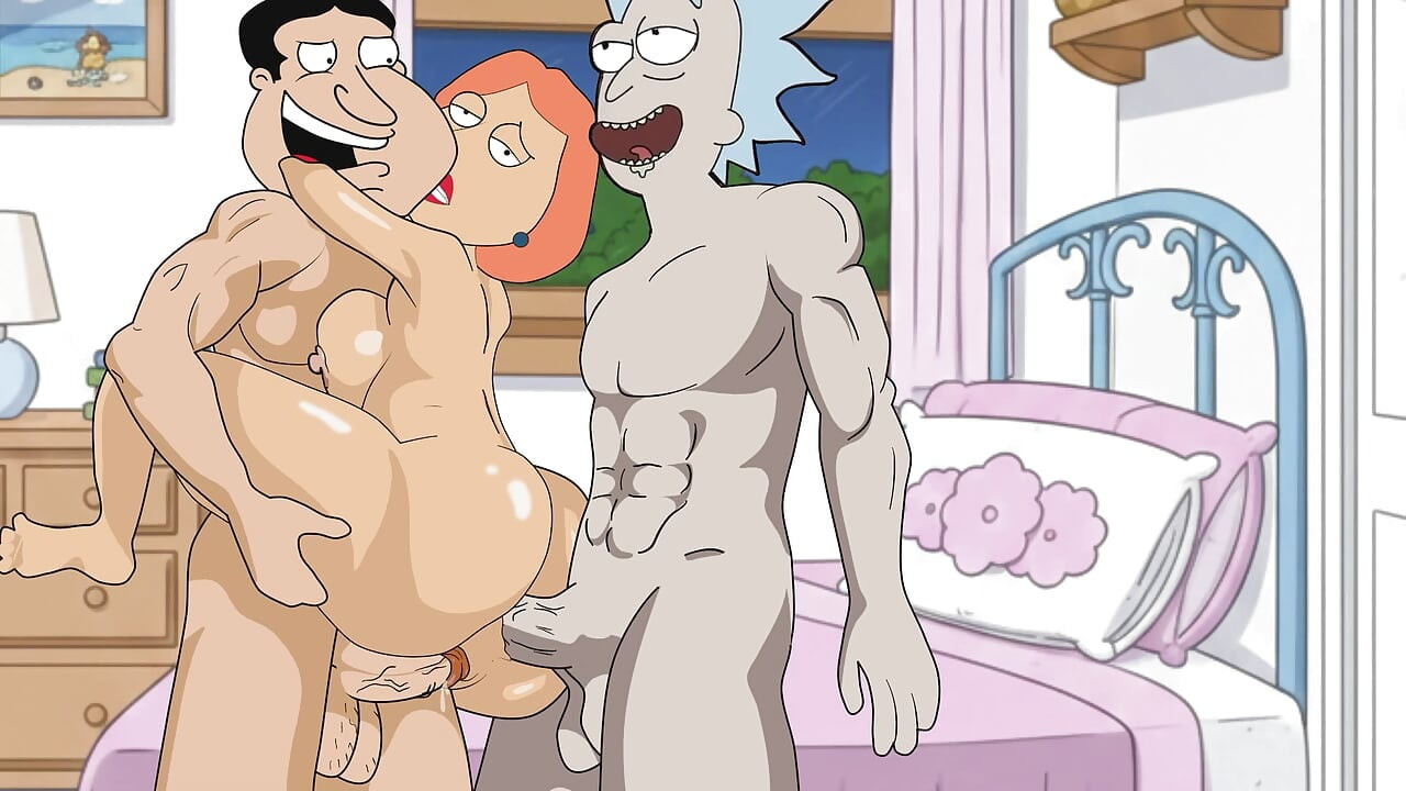 Lois' 쓰리섬과 글렌 퀘그미어, 릭과 모티, 가족 남자