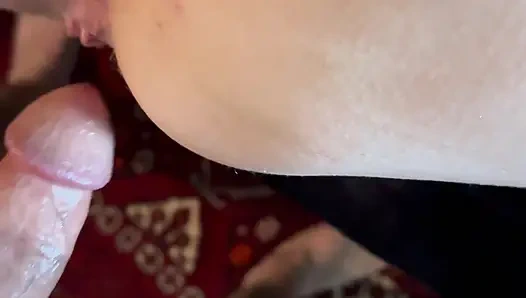 Взаимная мастурбация зрелой пары, ступни, киска, соски члена