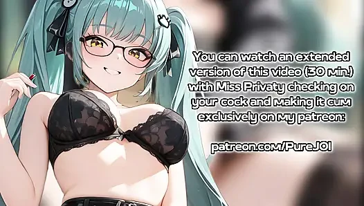 Your teacher Privaty has offered you to pass her sex course (JOI)