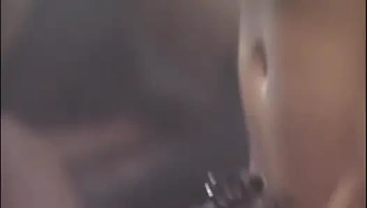 Two Beautiful Lesbian Mistresses Lick and Masturbate Their Pussy in Front of a Horny Slave