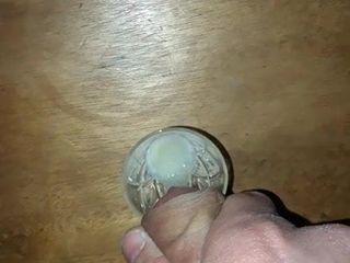 Cum on little glass
