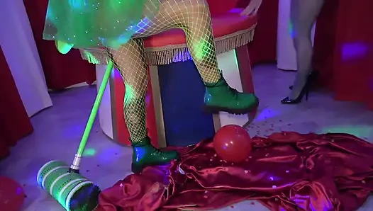 Geile Clowns Ballon-fetisch-spiel