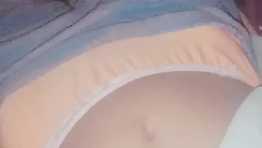 Sitting in my stepsister's room, I was screaming