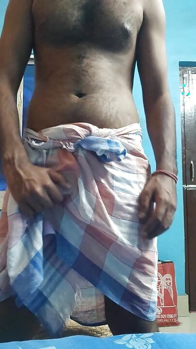Indian Desi Boy Showing His Body