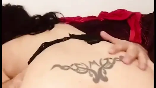 Kayu manis brunette campuran seks Turki