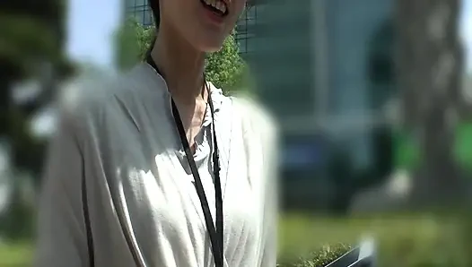 P117G08 Picking up street corners in Korea! Picking up tall slender beauties and touching them with a naspicious body!