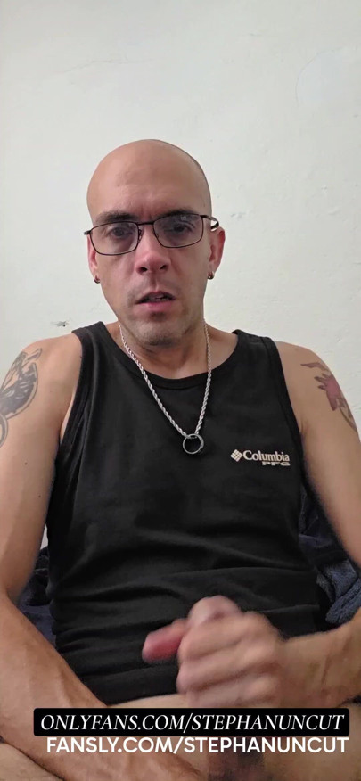 Intense Cock Stroking Session – Big Load Finish
