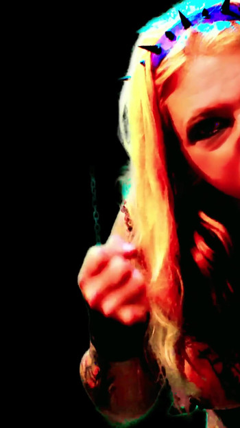 Iconic moment from "Mistress of Darkness - 23 is the Number of the Flame"