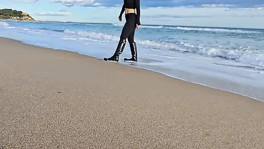 Boots On The Water Beach