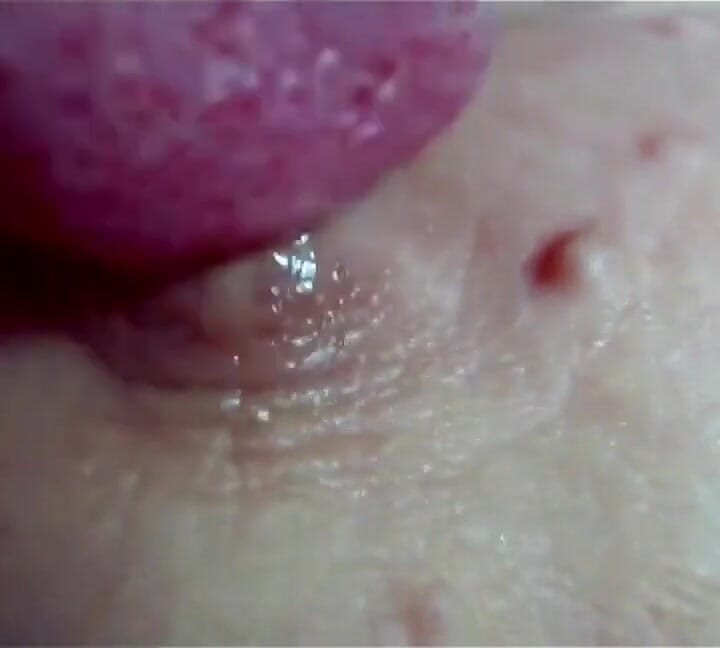Very Close-up Shots of a Mature Slut's Pussy with Purple Hair and Other Parts of Her Slutty Body