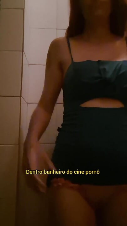 Wife Leaves Work and Stops by a Porn Theater to Suck off Strangers and Take Their Loads!