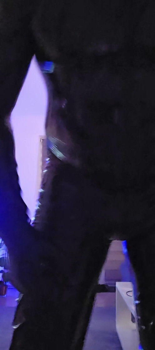 Me with my latex catsuit